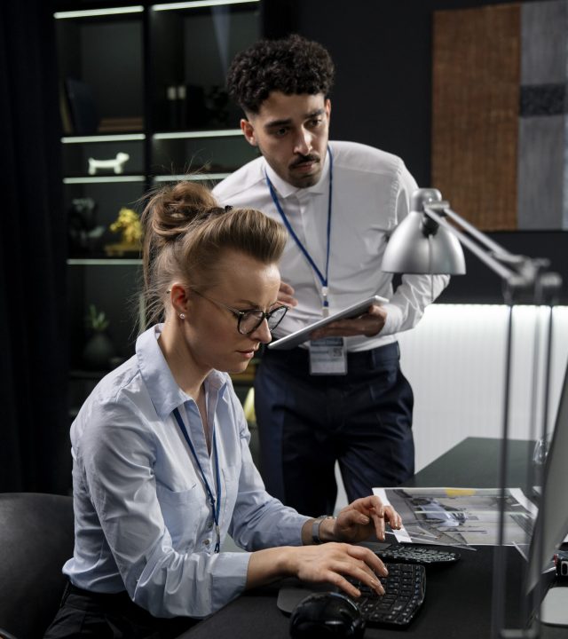 designers-industriels-travaillant-au-bureau-plan-moyen designers-industriels-travaillant-au-bureau-plan-moyen
